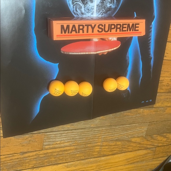 MARTY SUPREME Premiere Ping Pong Balls & Movie Poster Exclusive A24 NEW NY Dream - Picture 5 of 9